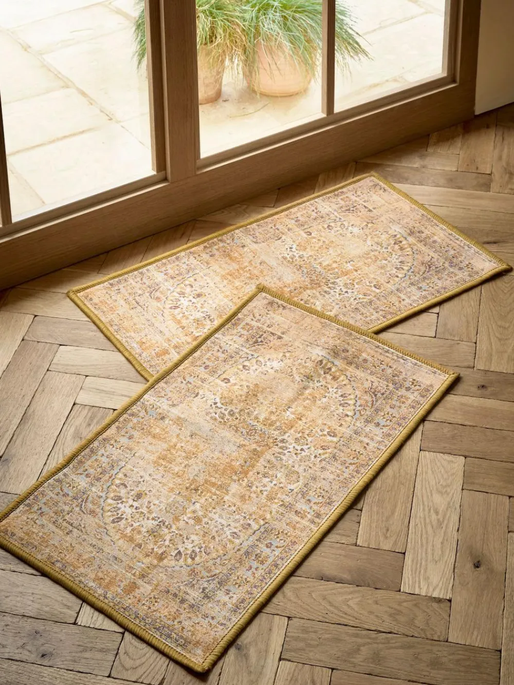 Hot Next Yellow Washable Emporium Oriental Doormats