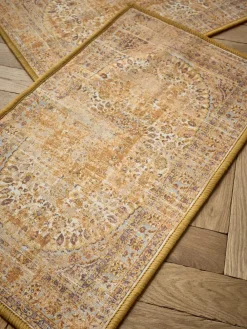 Hot Next Yellow Washable Emporium Oriental Doormats