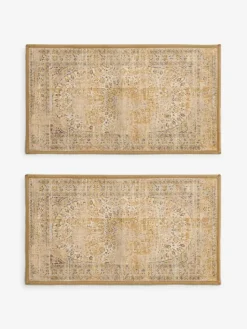 Hot Next Yellow Washable Emporium Oriental Doormats