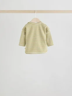 Next Yellow/Pink/Blue Baby Jersey Tops and Leggings Set 6 Piece (0mths-2yrs)^BOY Tops|Unisex