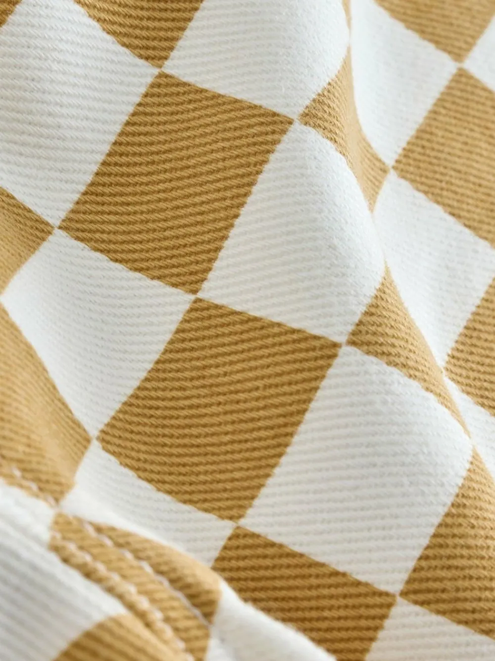 Next Yellow/White Checkerboard Printed Pull On Wide Trousers (3mths-7yrs)^BOY Pants & Leggings|Baby Boys