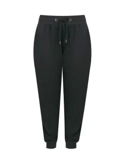 Yours Curve Black Basic Cuffed Joggers^Women Leggings & Sweatpants