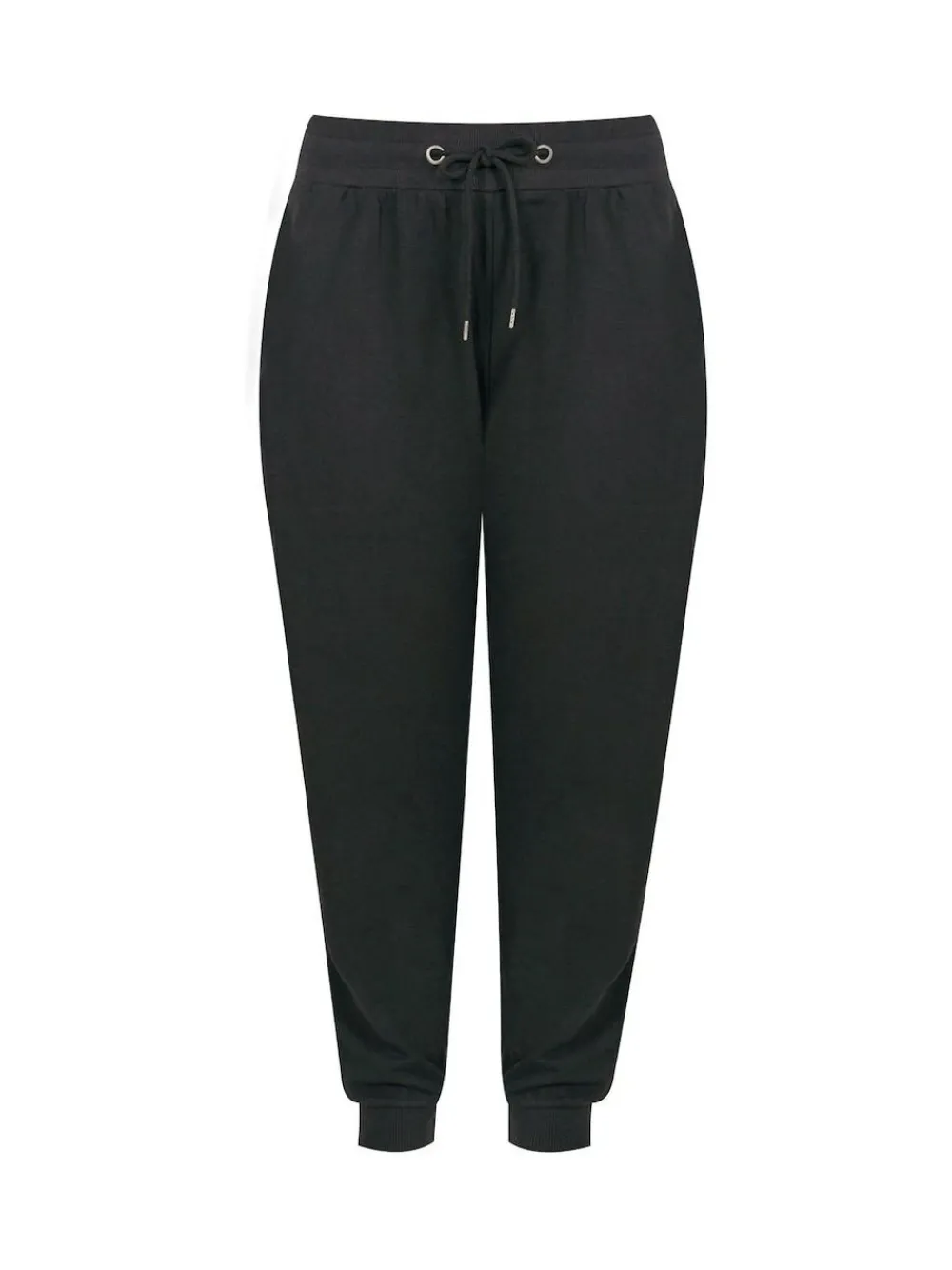 Yours Curve Black Basic Cuffed Joggers^Women Leggings & Sweatpants