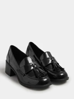 Yours Curve Extra Wide Fit Extra Wide Fit Heeled Tassel Loafers^Women Wide Fit & Extra Wide Fit|Heels