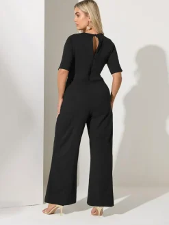 Yours Curve Black London Sweetheart Jumpsuit^Women Jumpsuits & Playsuits