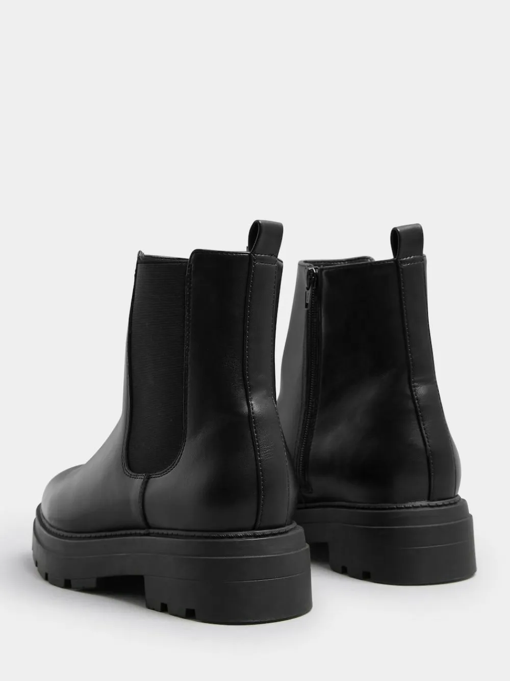 Yours Curve Black Wide Fit Chunky Chelsea Boots^Women Wide Fit & Extra Wide Fit