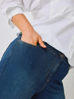 Sale Yours Curve Curve Skinny Stretch AVA Jeans Blue