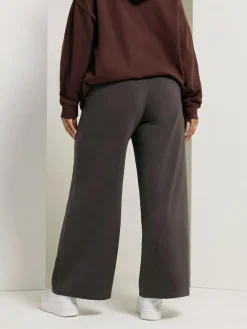 Online Yours Curve Wide Leg Leggings Brown