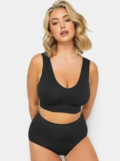 Yours Curve White Padded Seamfree Bra 2 Pack^Women Bras