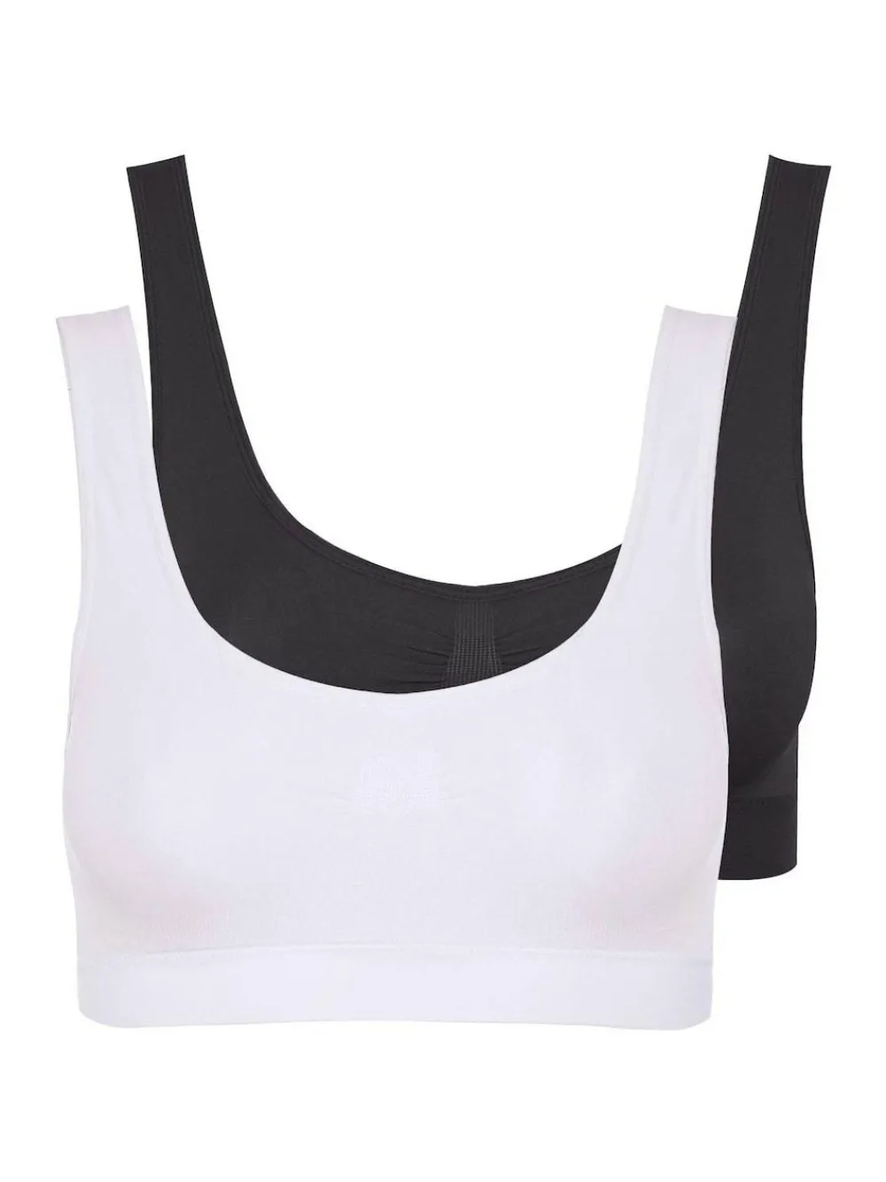 Yours Curve White Padded Seamfree Bra 2 Pack^Women Bras