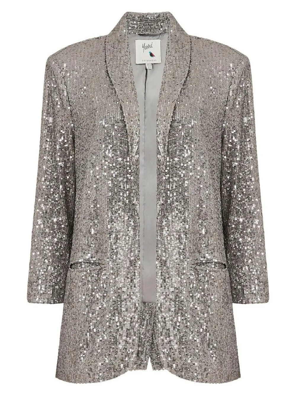 Yumi Sequin Blazer With Pockets^Women Blazers|Suits & Tailoring