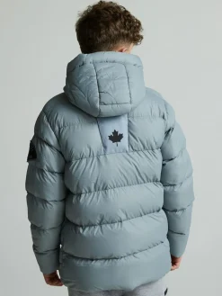 Outlet Zavetti Canada Junior Grey Gattalini Puffer Jacket