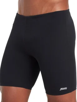 Hot Zoggs Cottelsoe Ecolast Mid Jammer Boxers Black